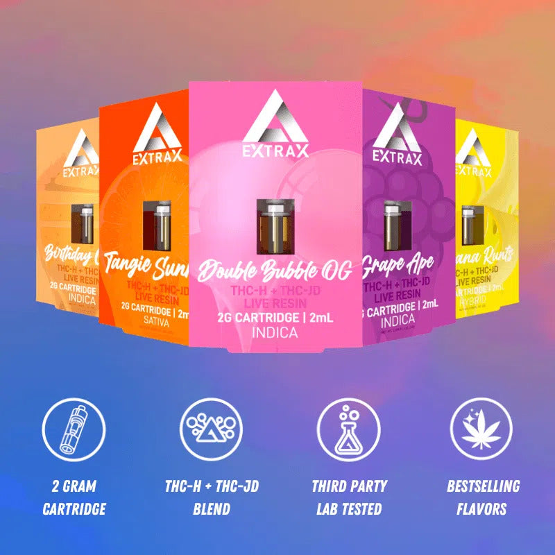 THCh + THCjd 2G Cartridges | Lights Out Collection – Triangle Hemp Wellness