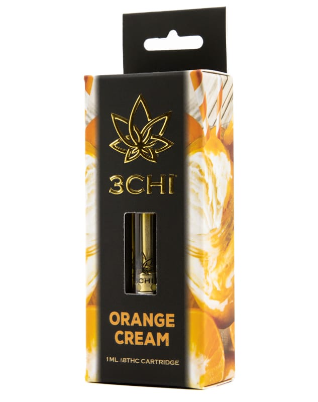 3Chi Delta 8 THC Vape Cartridge 1 ML- Orange Cream(CDT) – Triangle Hemp  Wellness