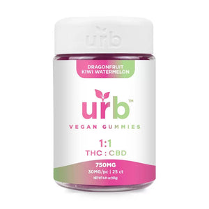 URB 1:1 THC CBD Gummies 750MG - Triangle Hemp Wellness