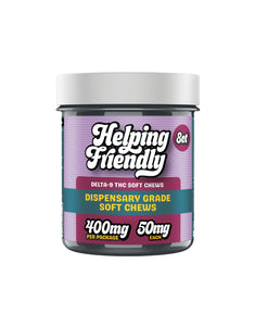 Helping Friendly Dispensary Grade Delta 9 THC + CBG 400mg