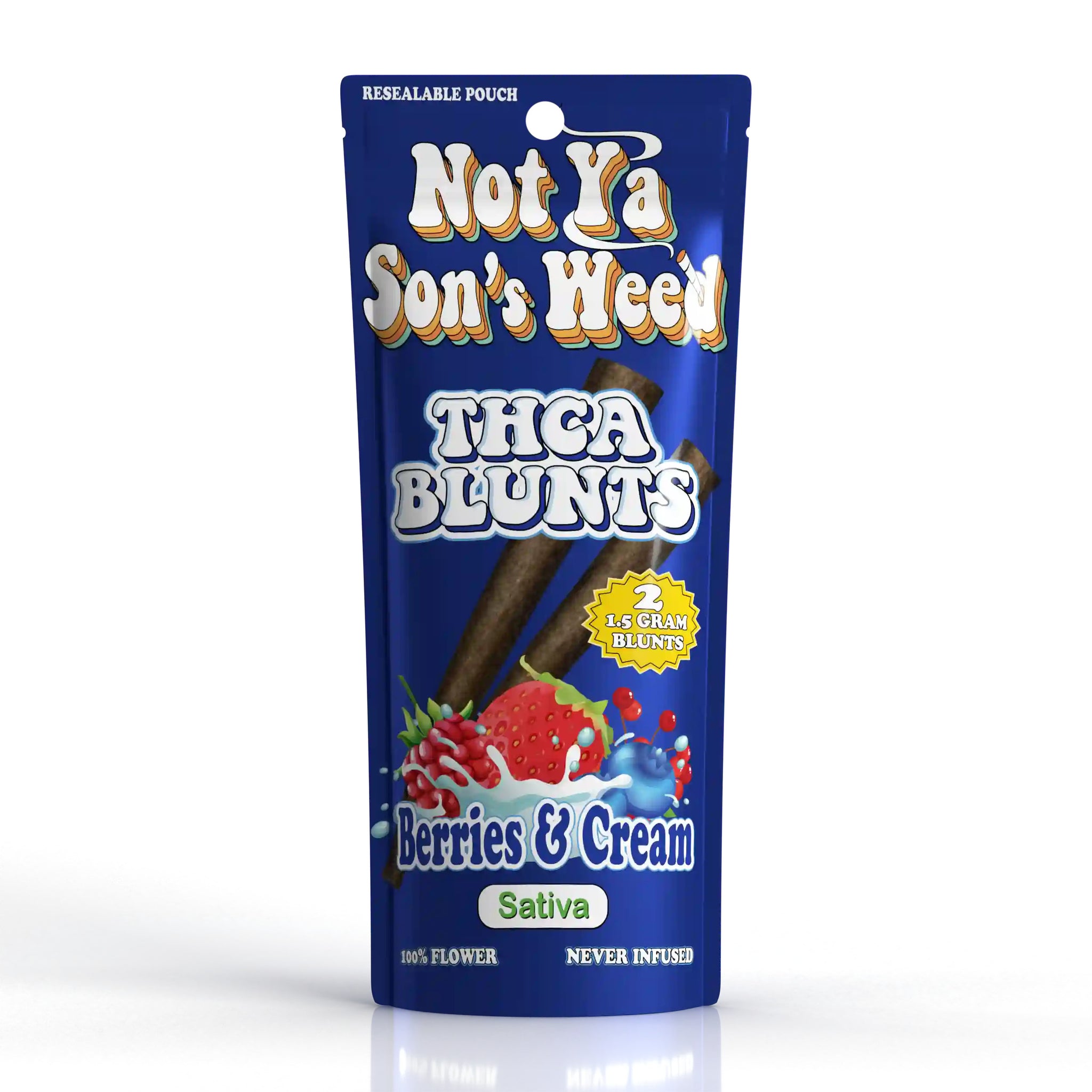 NYSW Berries & Cream Blunt – THCA 2 Pack - Triangle Hemp Wellness