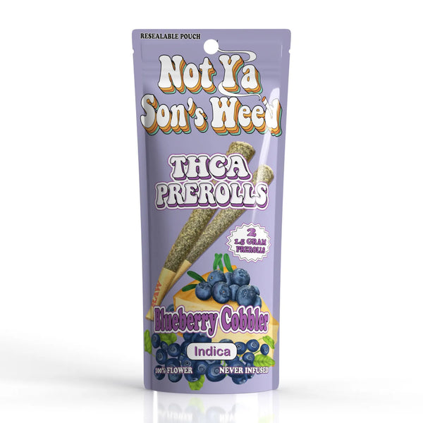 NYSW Blueberry Cobbler Pre Roll – THCA 2 Pack - Triangle Hemp Wellness