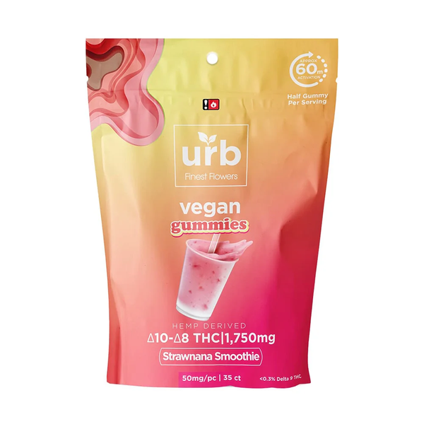 Urb Delta 8/Delta 10 THC Vegan Gummies 1750mg