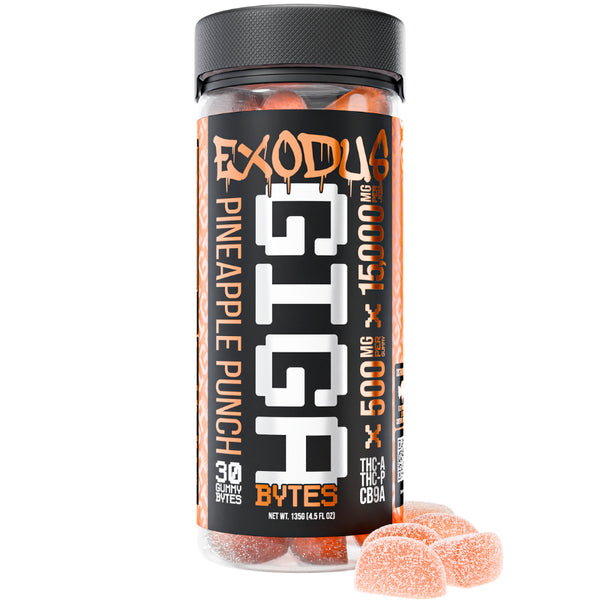 EXODUS GIGABYTES GUMMIES 15000MG - Triangle Hemp Wellness