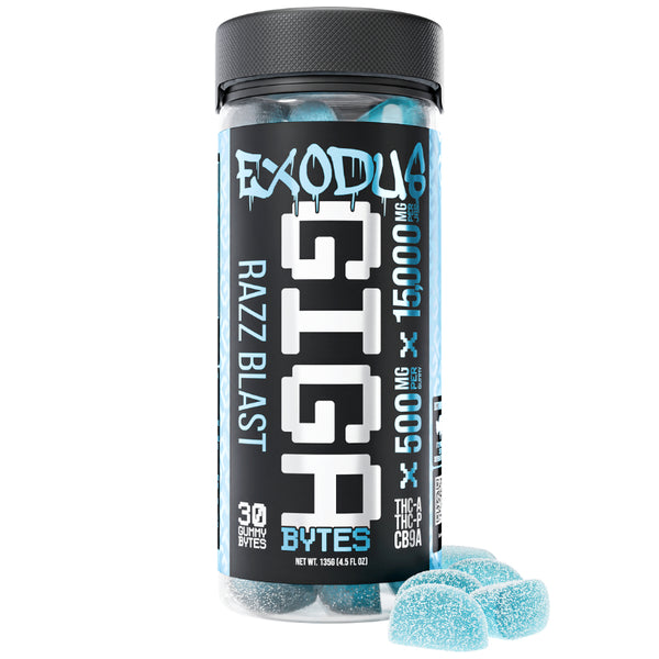 EXODUS GIGABYTES GUMMIES 15000MG - Triangle Hemp Wellness