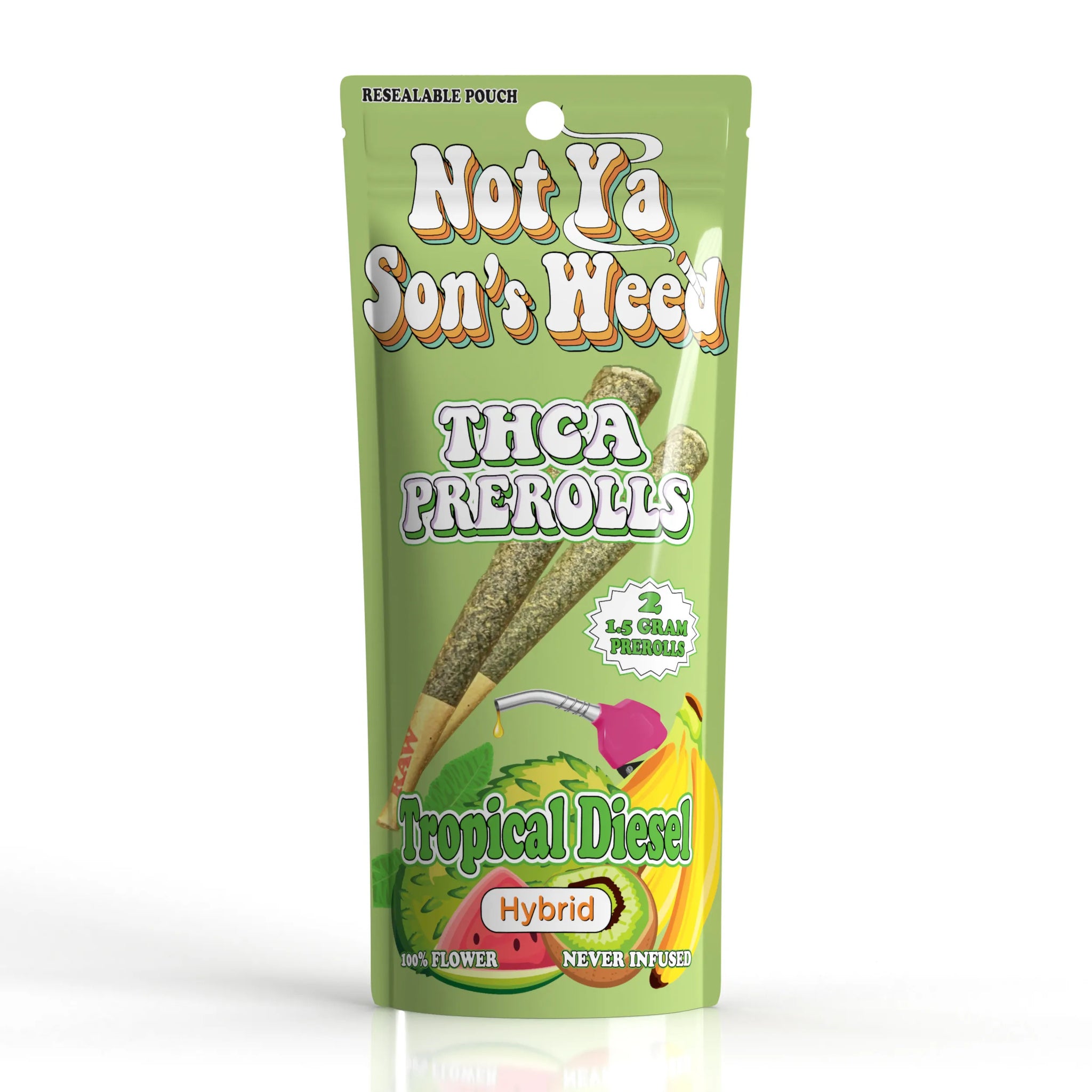 NYSW Tropical Diesel Pre Roll – THCA 2 Pack - Triangle Hemp Wellness