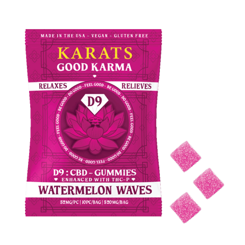 Karats Good Karma D9 + CBD Gummies 520mg - Triangle Hemp Wellness