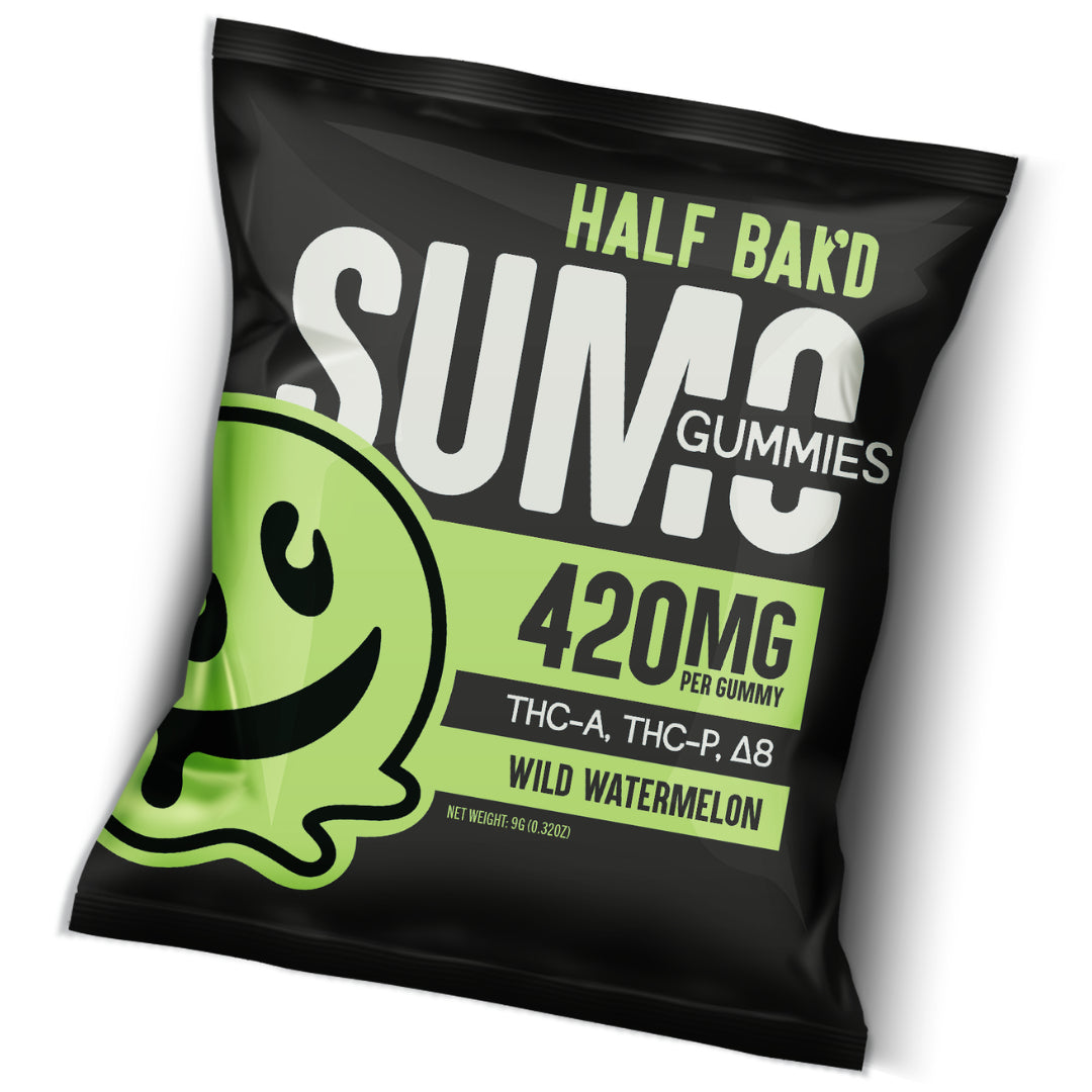 Half Bak’d Sumo Blend Gummies 2ct 840mg - Triangle Hemp Wellness